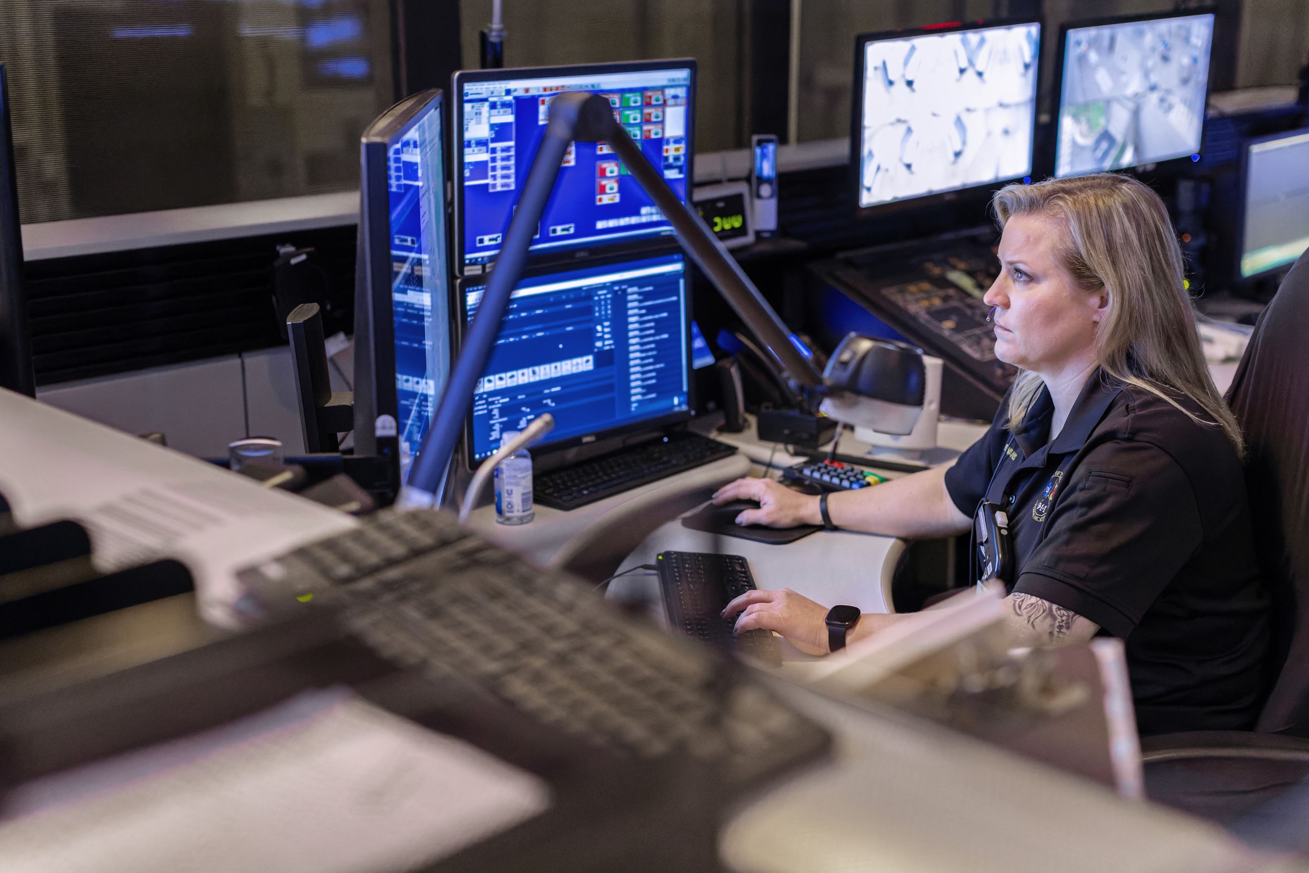 Dispatchers taking calls