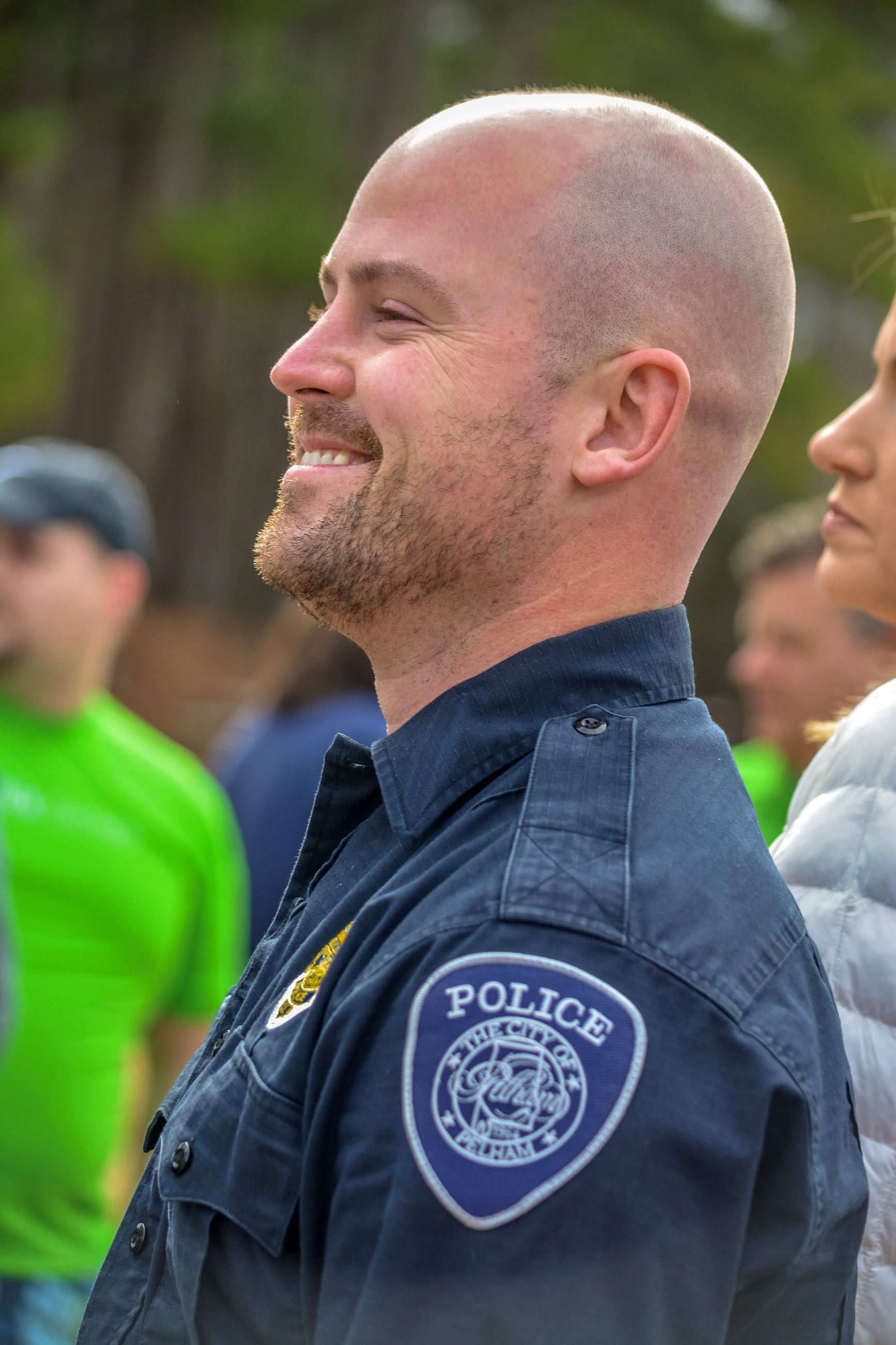 Police Officer smiling